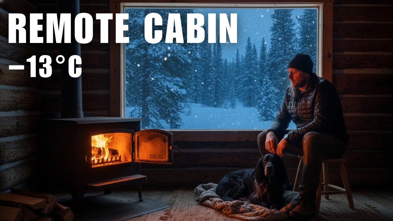 Как пережить три дня в одиночестве в замерзающей хижине, не подключенной к электросети.