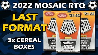 Last RTQ Format! 2021 2022 Panini Mosaic World Cup Cereal Box Soccer Review