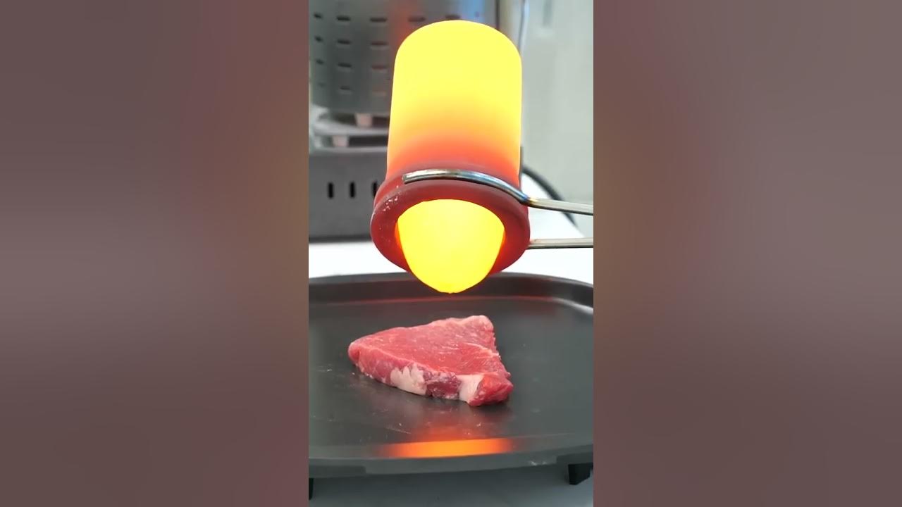 1000℃のビー玉100個でステーキ焼いてみたら・・・ 1000℃のビー玉100個でステーキ焼いてみたら・・・