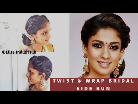 Beautiful side puff bridal hair style | Bridal makeup natural, Pakistani bridal  hairstyles, Indian bridal makeup