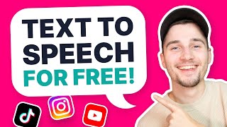 How To Make Text To Speech Videos For Free 
