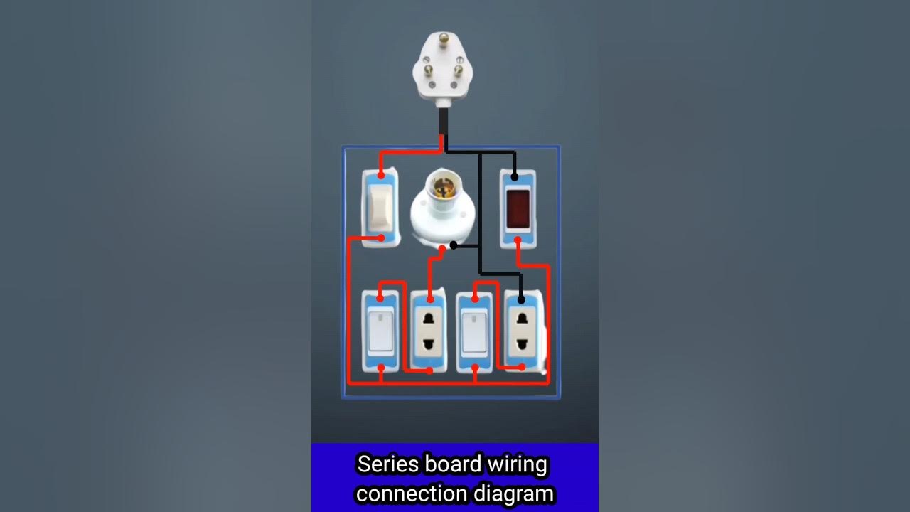 Series board wiring connection diagram #shorts #short #electrical - YouTube
