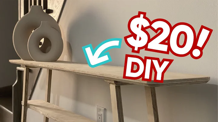 $20 DIY Quick Build - Console Table using Pine Plywood