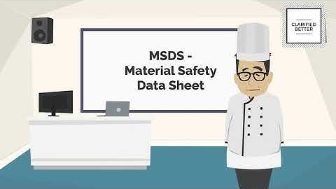 What is MSDS or Material Safety Data Sheet
