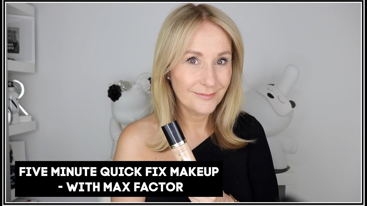 AD FIVE MINUTE QUICK FIX with Max Factor - YouTube