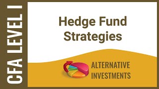 CFA Level I Alternative Investments - Hedge Fund Strategies