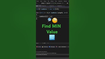 🔍 C# Algorithm: Find the Minimum Number in an Array in Seconds ⏱️