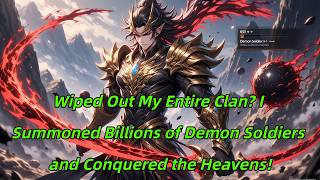 Wiped Out My Entire Clan? I Summoned Billions of Demon Soldiers and Conquered the Heavens!