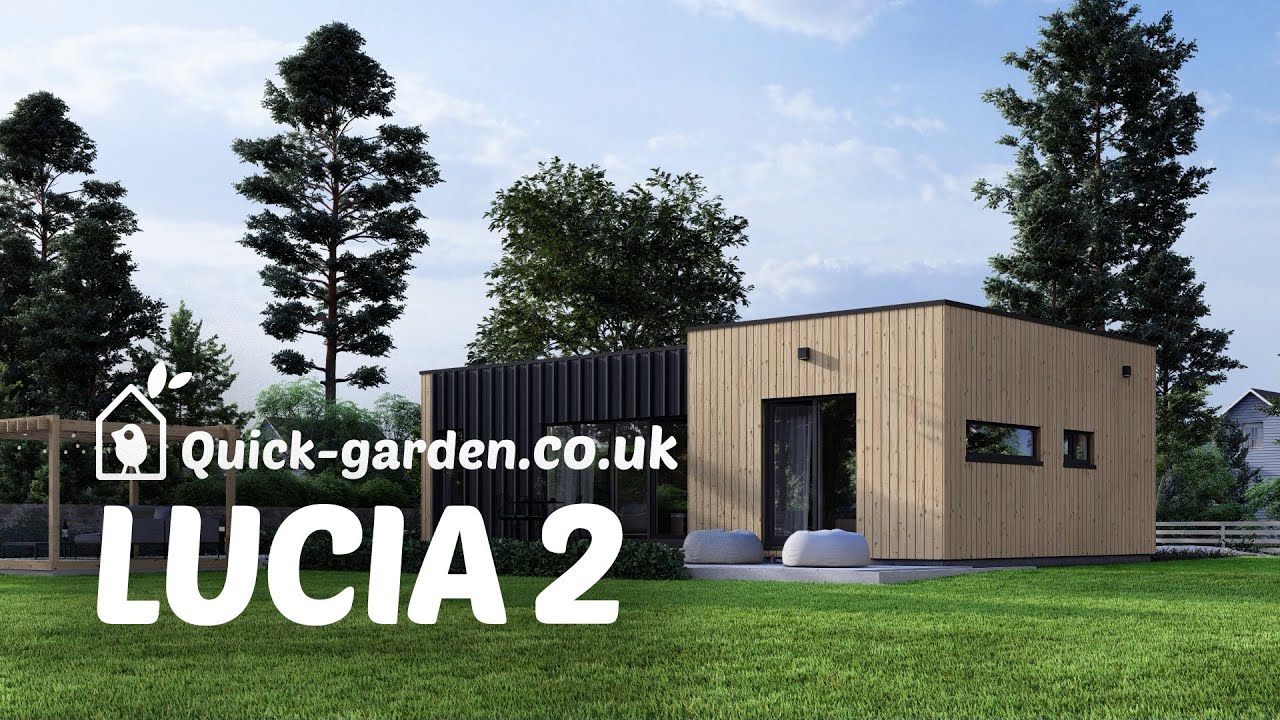 Wooden prefab house LUCIA 2, 50 m² - Prefab homes