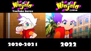 Ninjala Anime Episode 2: YouTube vs. REAL side-by-side @eganimation442