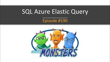 #190: Using Elastic Query on SQL Azure