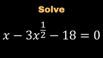 Solving Equations In Quadratic Form Using Substitution