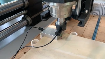 Onefinity Macro for tool probing the back left corner of a workpiece.