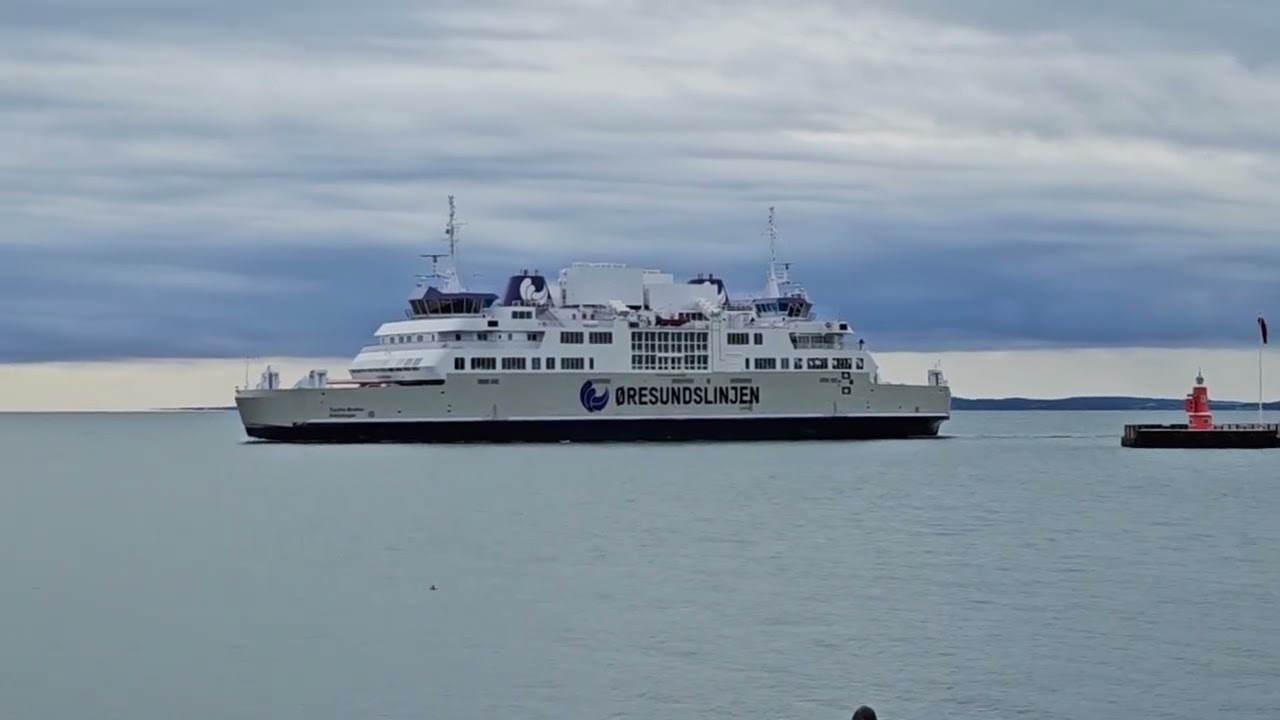 færgen Tycho Brahe i det nye design øresundslinjen