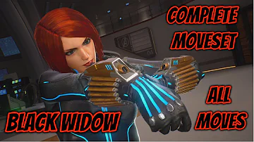 MVCI - BLACK WIDOW MOVESET!