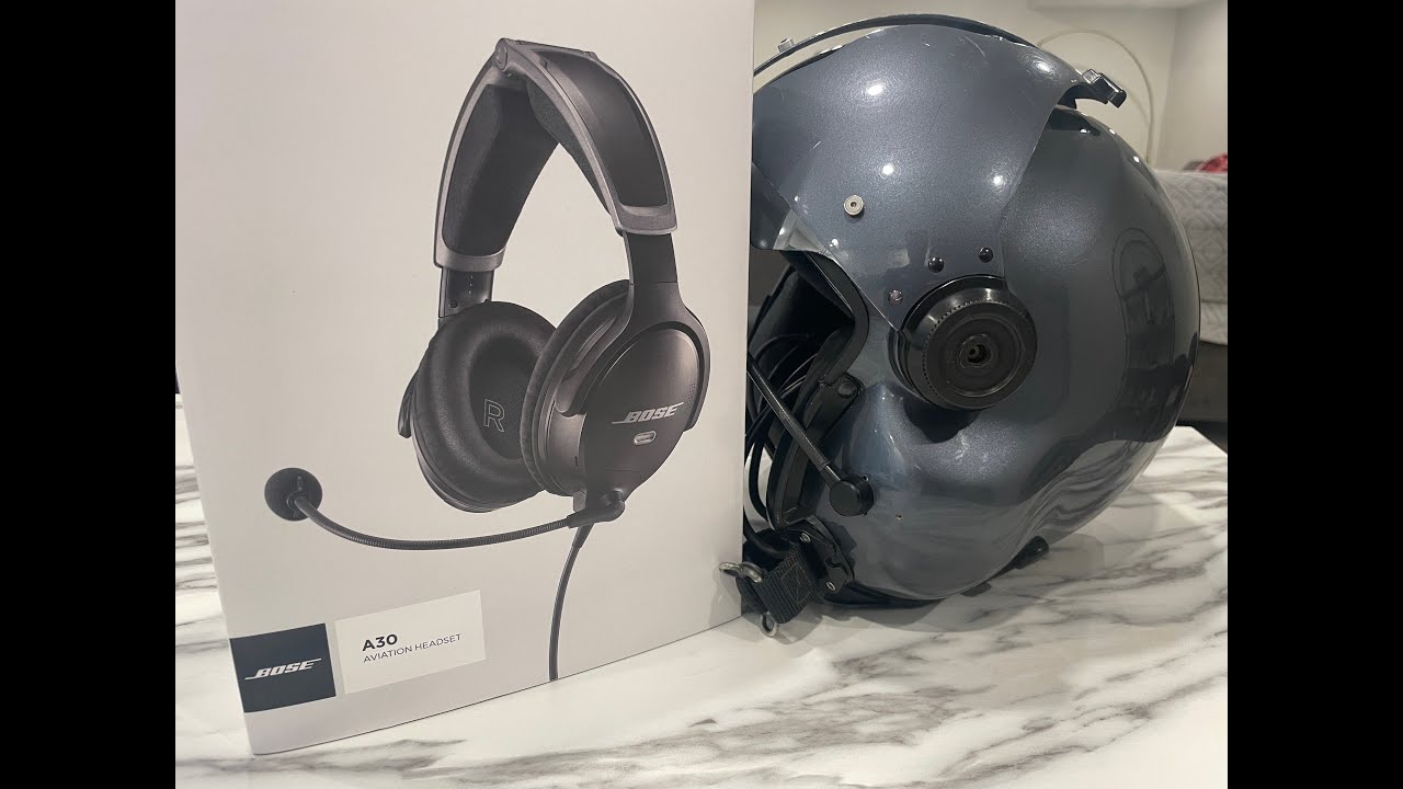 Bose A30 Helicopter helmet install. Difficult. YouTube
