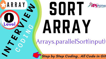8_6.Write a Java program to sort the numeric array using “Arrays.parallelSort(userInput)”