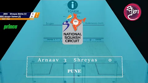 BU17 | Final | Shreyas Mehta [1] v Arnaav Sareen [2]