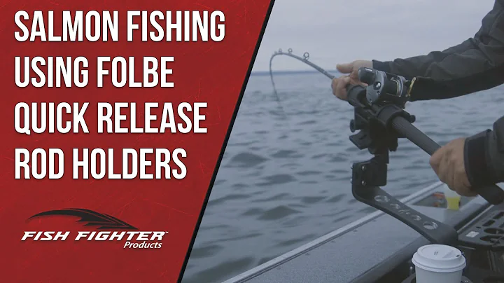 Salmon Fishing Using Folbe Quick Release Rod Holders