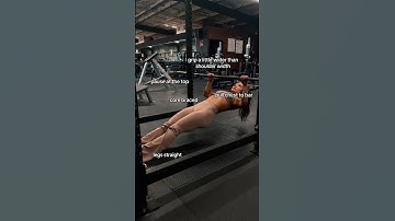 tone & define your back with inverted rows  | form tips + modifications in description #backworkout