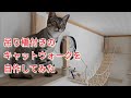 家に穴を空けずに吊り橋付きのキャットウォークを自作してみた