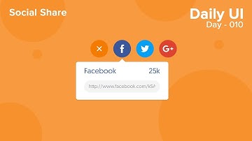 Daily UI - Day 010 - Social Share (Xd/Ae)