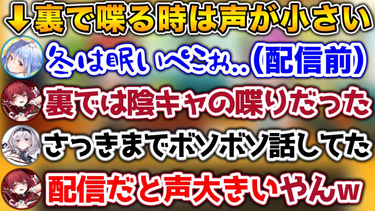 配信が始まった途端、陰キャから配信者へと切り替わるぺこらwww【ホロライブ切り抜き/3期生/兎田ぺこら/宝鐘マリン/白銀ノエル/不知火フレア】