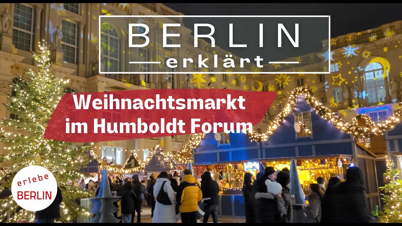 Neuer Weihnachtsmarkt am Berliner Schloss - der "Wintermarkt am