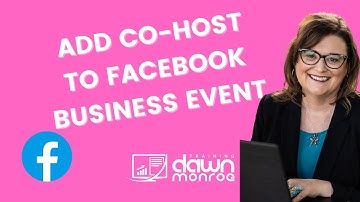 Add Co-Hosts to Facebook Business Page Events