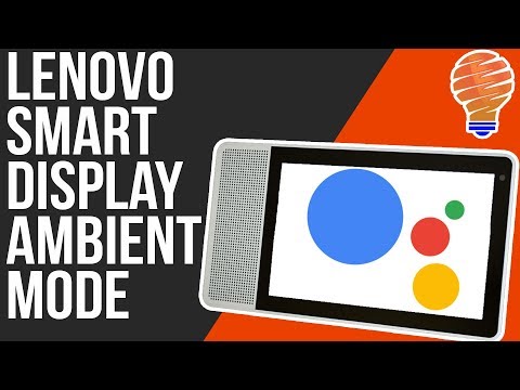 Using The Lenovo Smart Display as a Digital Photo Frame - Ambient Mode