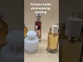 #perfume Custom perfume bottles, electroplating, painting