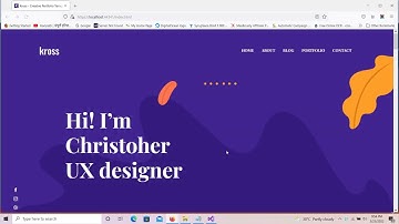 Making ASP NET C# Website using HTML Free Template