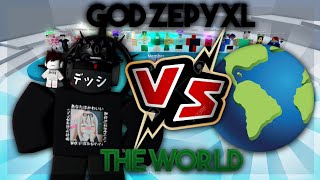 GOD Zepyxl Vs THE WORLD! Tower Of Hell Roblox!