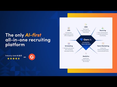 Meet Gem: The only AI-first all-in-one recruiting automation platform - video from Gem