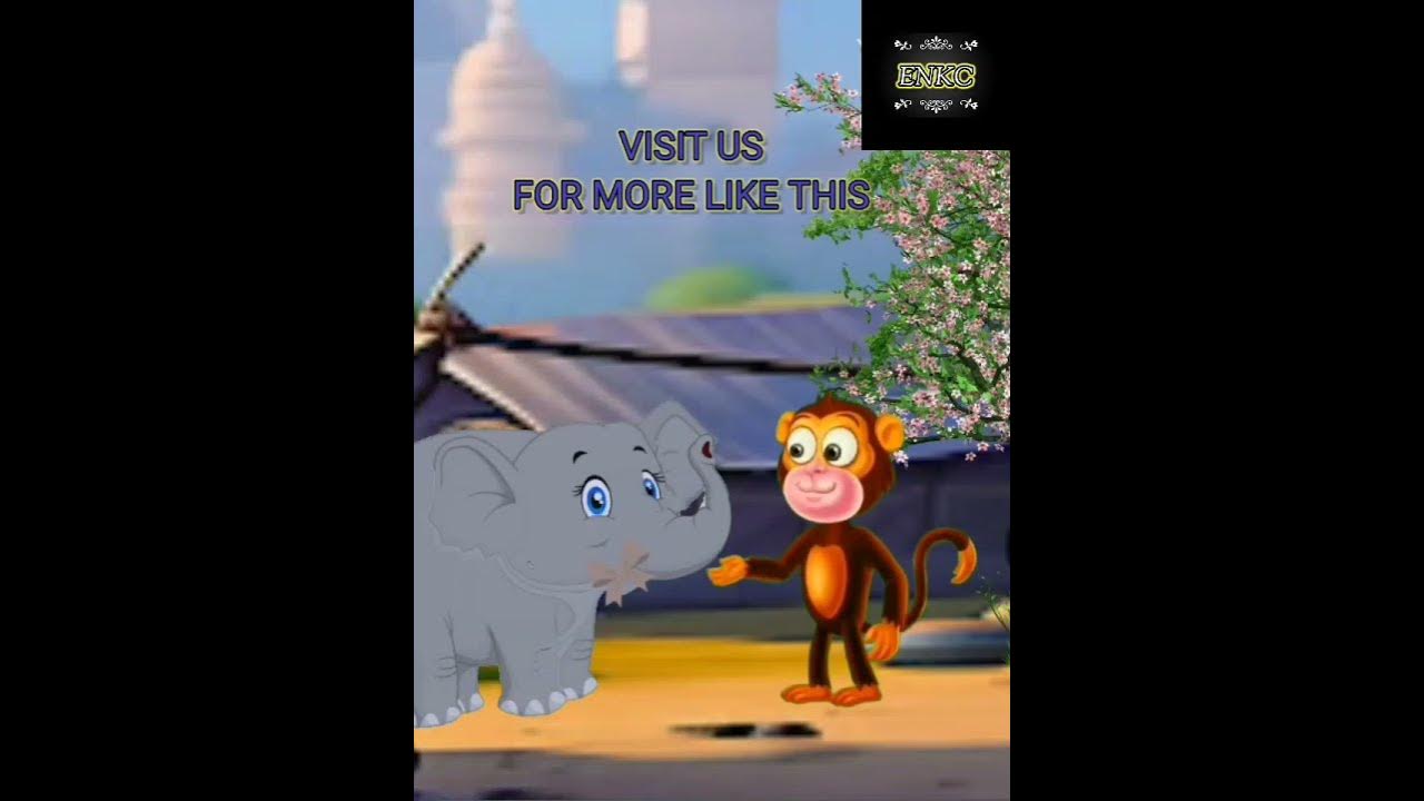 MONKEY AND TRUNK IN HINDI MONKEY AND TRUNK HINDI STORY KAHANI shorts youtubeshorts