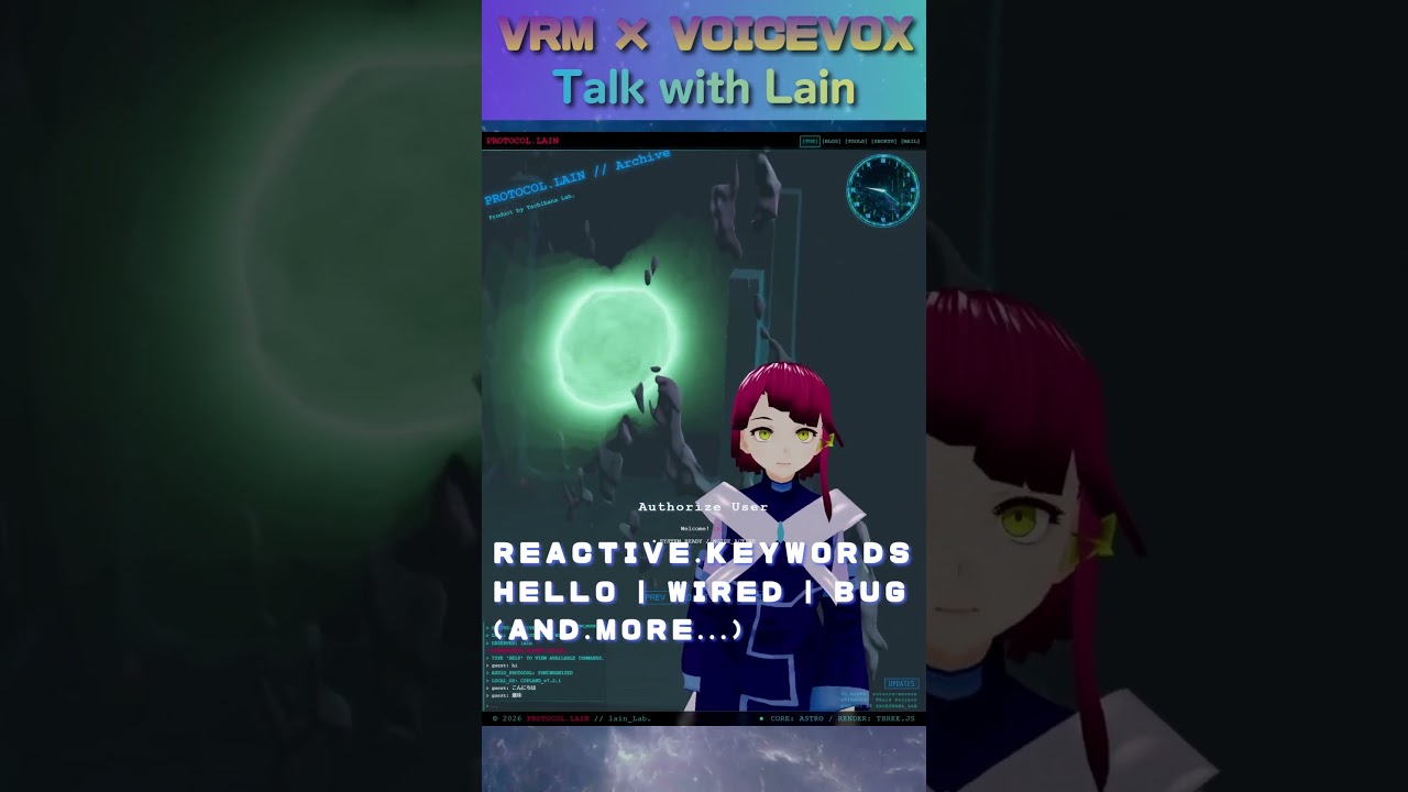 [Astro/R3F] VRM Proximity Talk: Dialogue System Implementation