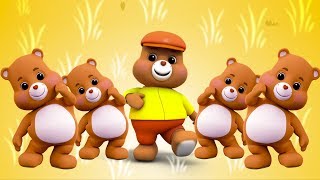 Orsacchiotto dita famiglia | filastrocche | canzoni per bambini | Teddy Bears Finger Family