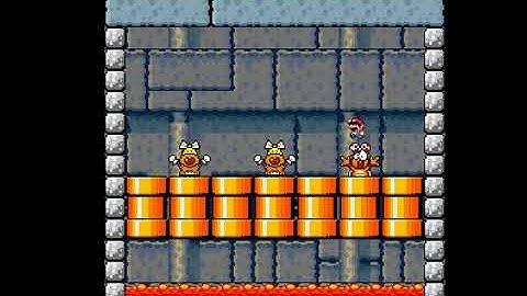 Super Mario Bros. X 1.4.4 - Super Mario World Project - Bosses - Wendy O. Koopa