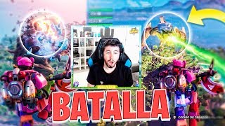 WILLYREX REACCIONA A LA BATALLA DE FORTNITE (Evento Monstruo VS Robot)