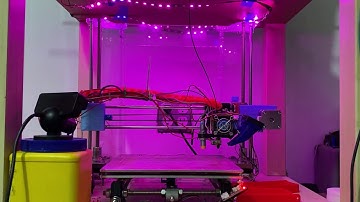 3dprinter lights controlled from WLED on wemos d1 mini #Shorts