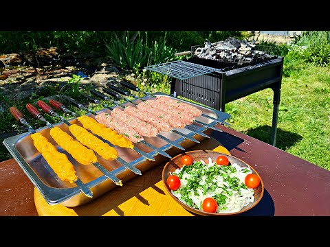 Живот урчал у всех соседей. Люля-кебаб из мяса и картошки.
