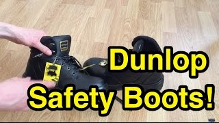 dunlop safety on site boots mens