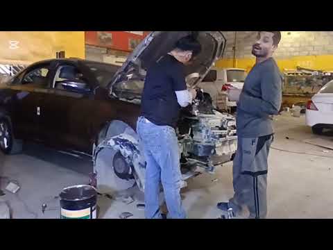 VOLKSWAGEN FRONT CRASH REPAIR WITHOUT PAINT #ASMR SOUNDS #automobile #2025