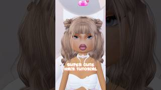 Super cute hair tutorial 🤍 | Dress To Impress ✮ screenshot 4