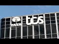 New tcs logo installation at tcs office in paris france