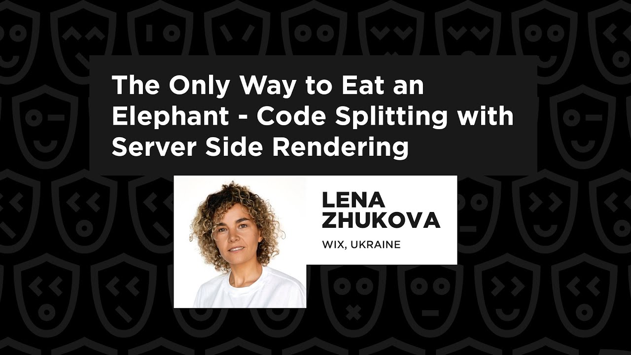 Code Splitting With Server Side Rendering Lena Zhukova, React Summit