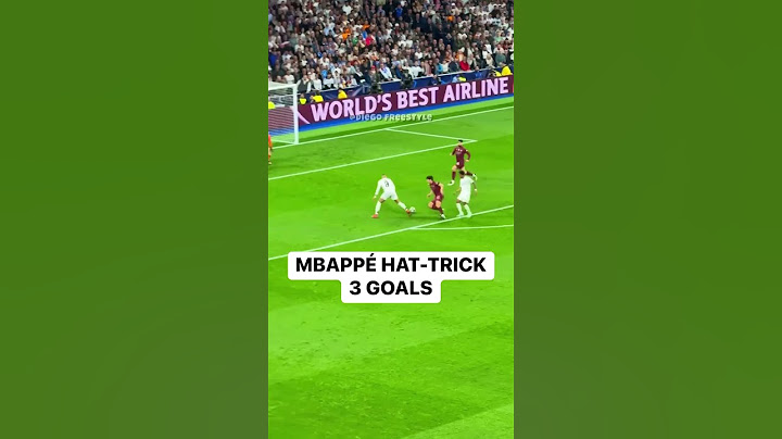 Mbappé hat-trick #mbappe #Football #realmadrid