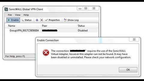 SonicWALL Adapter cannot be found | Error Solved | SonicWALL Global VPN Client | Windows 10