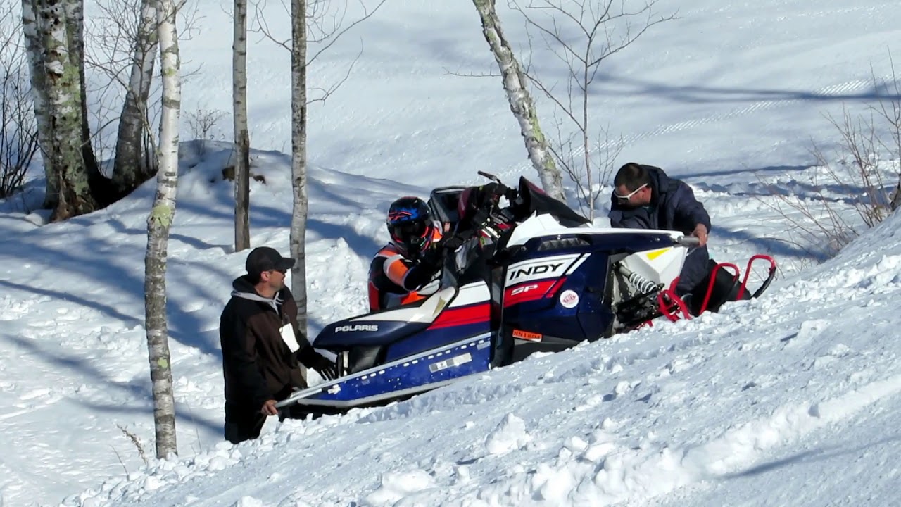 Minnesota State Championship Snowmobile Hill Climbing FAILS Just