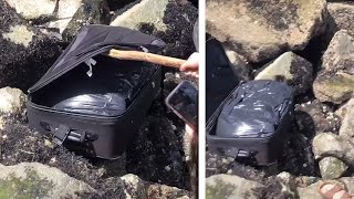 Teenagers on TikTok find suitcase with body parts screenshot 3